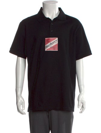 Burberry London House Check Pattern Collar Polo Shirt