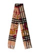 Burberry London Cashmere House Check Pattern Scarf