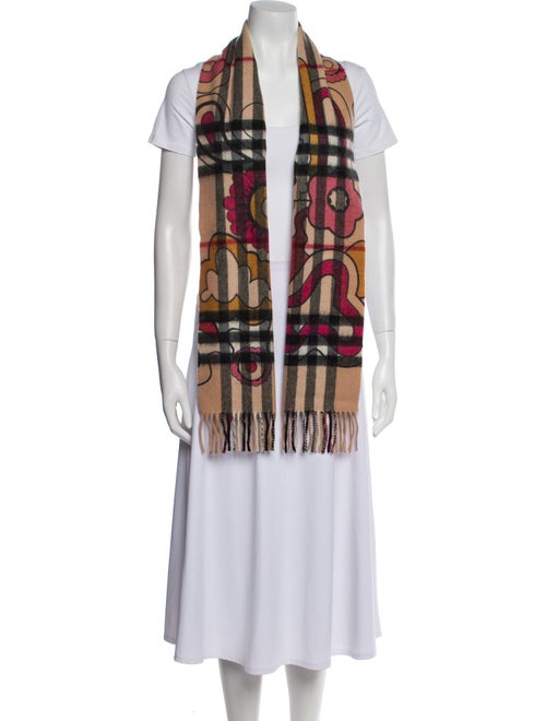 Burberry London Cashmere House Check Pattern Scarf