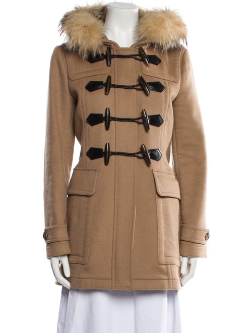 Burberry London Wool Fur Coat