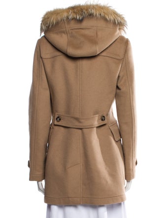 Burberry London Wool Fur Coat