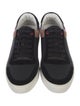 Burberry London House Check Pattern Leather Sneakers