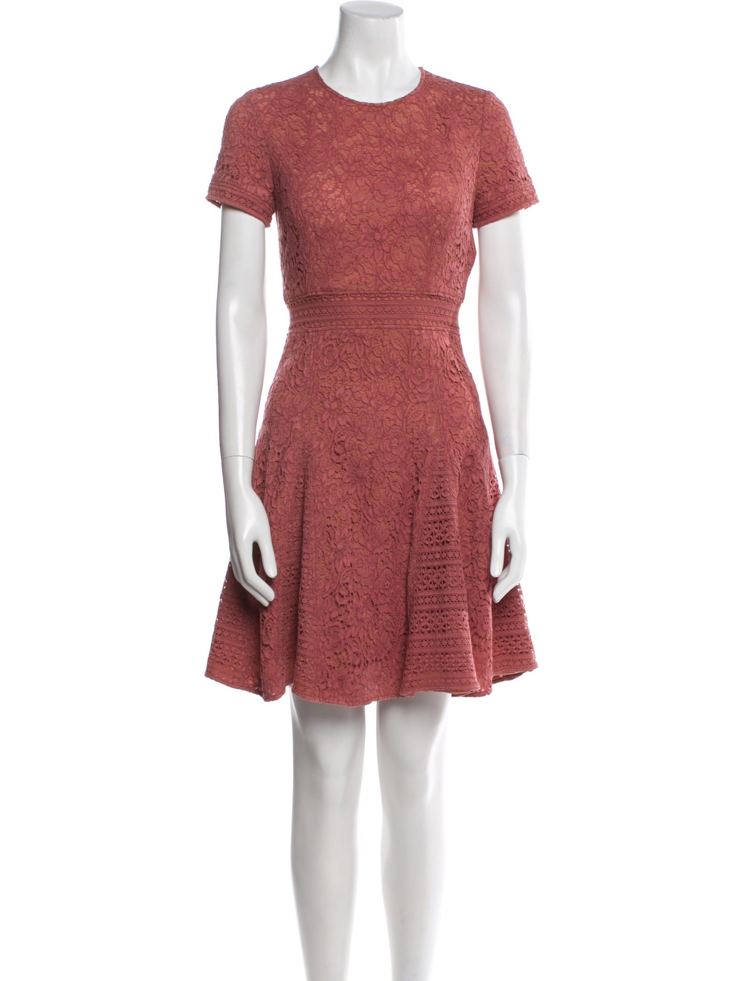 Burberry London Crew Neck Mini Dress