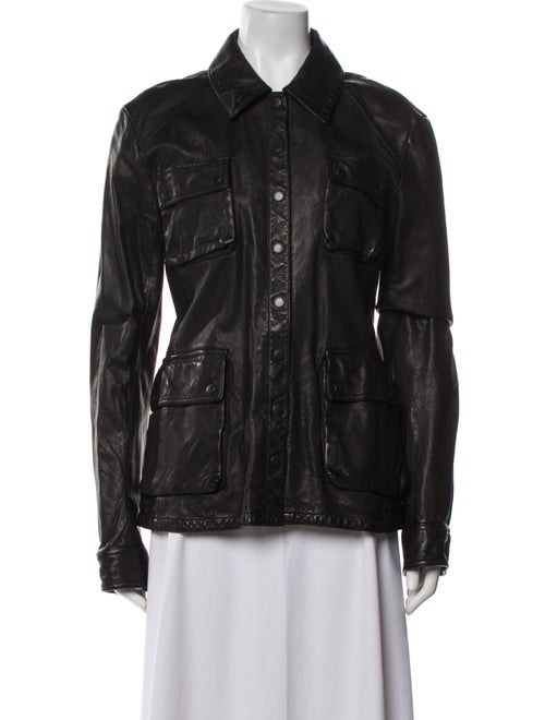 Burberry London Leather Utility Jacket