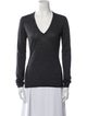 Burberry London Wool V-Neck Sweater