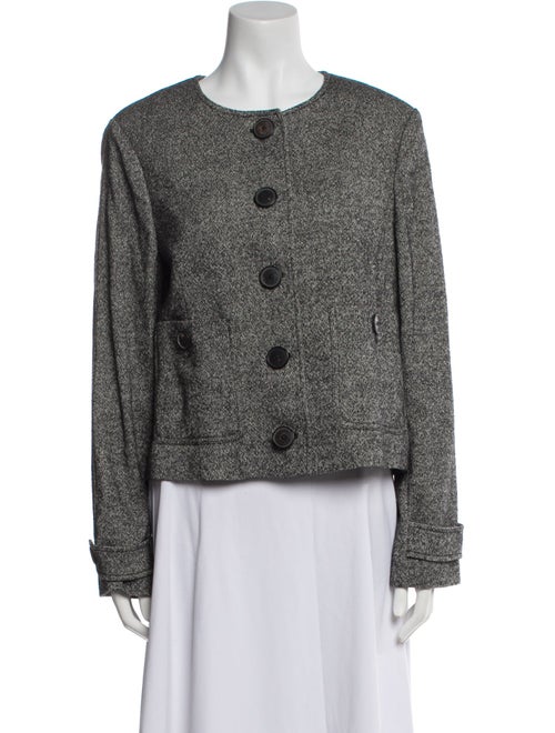 Burberry London Wool Tweed Pattern Jacket