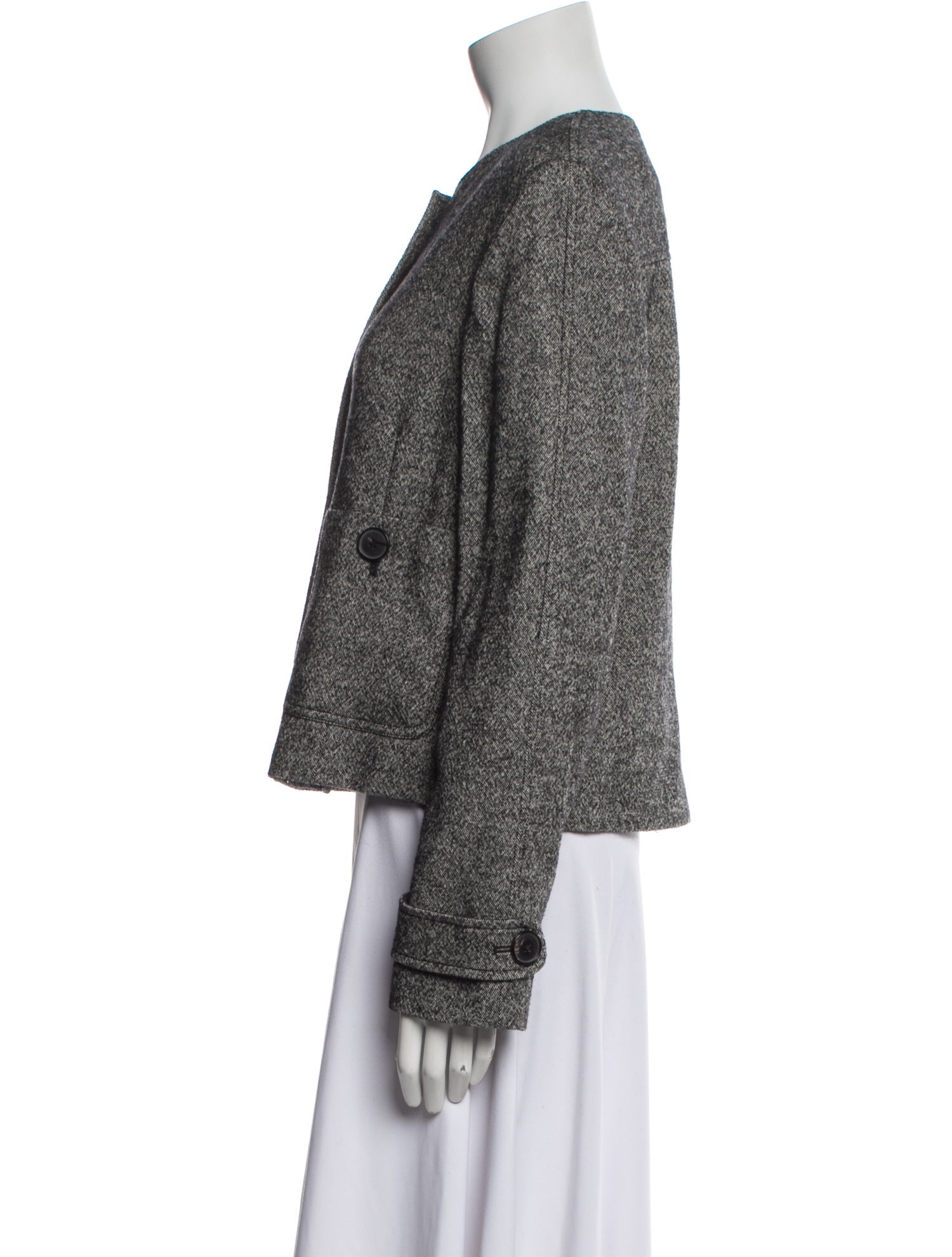 Burberry London Wool Tweed Pattern Jacket