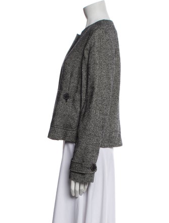 Burberry London Wool Tweed Pattern Jacket