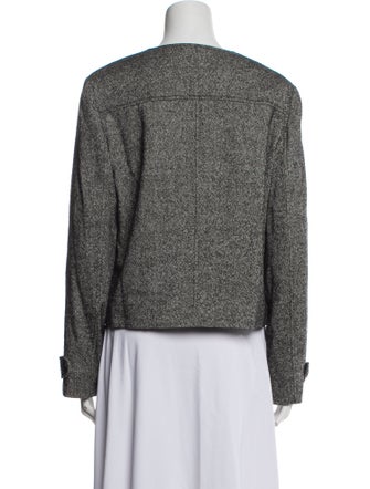 Burberry London Wool Tweed Pattern Jacket