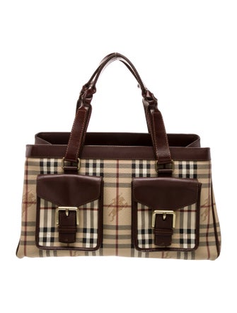 Burberry London Haymarket Check Shoulder Bag