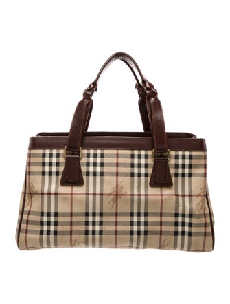 Burberry London Haymarket Check Shoulder Bag