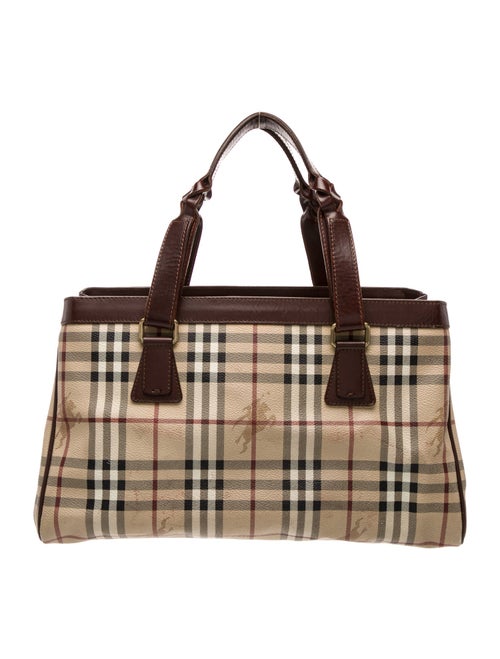 Burberry London Haymarket Check Shoulder Bag
