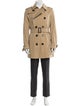 Burberry London Nova Check Pattern Trench Coat