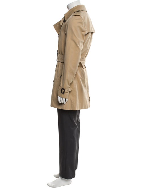 Burberry London Nova Check Pattern Trench Coat