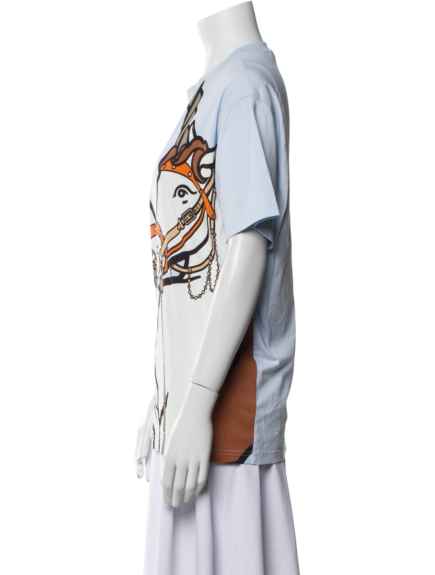 Burberry London Graphic Print Crew Neck T-Shirt