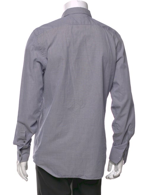 Burberry London House Check Pattern Long Sleeve Dress Shirt