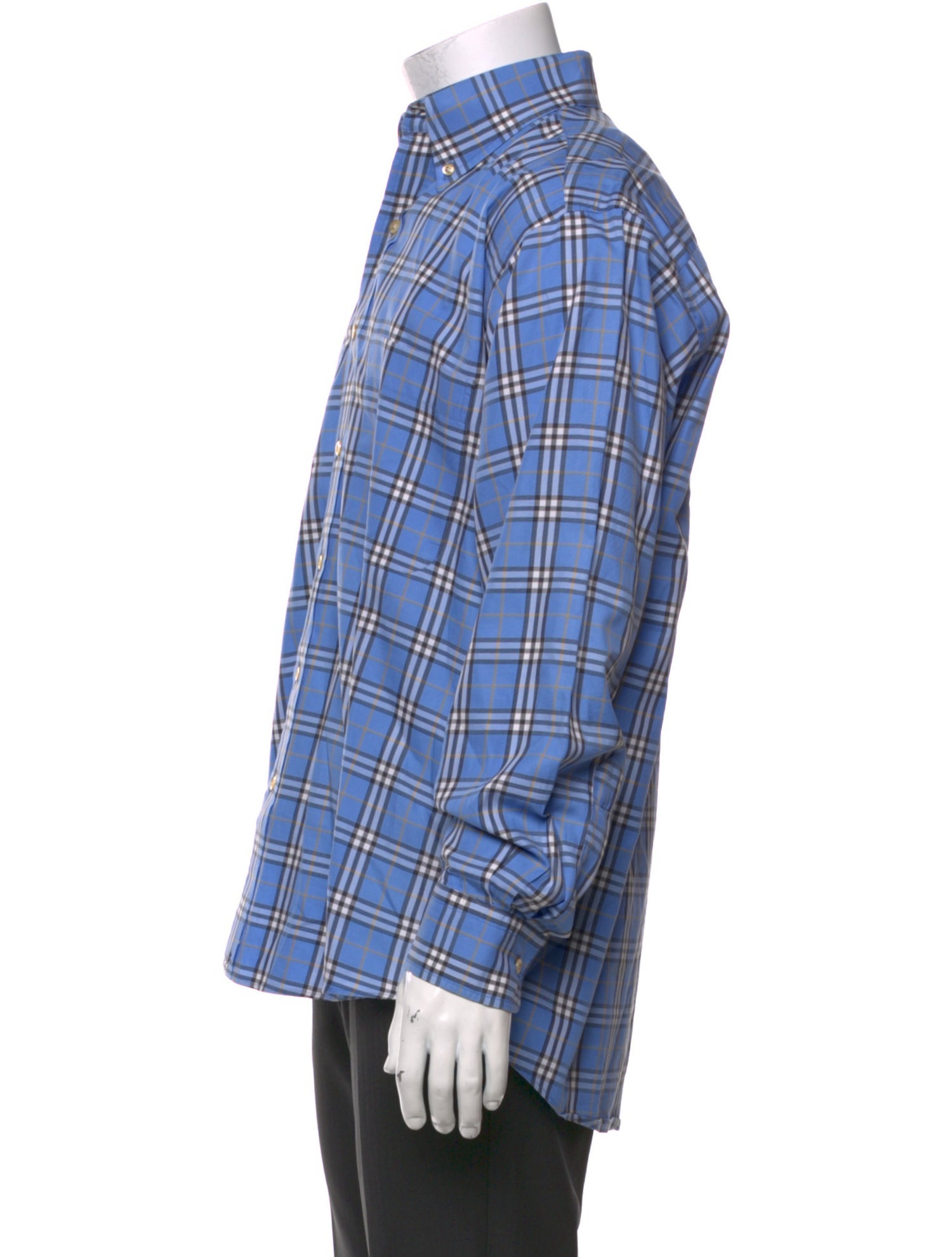 Burberry London Nova Check Pattern Long Sleeve Shirt
