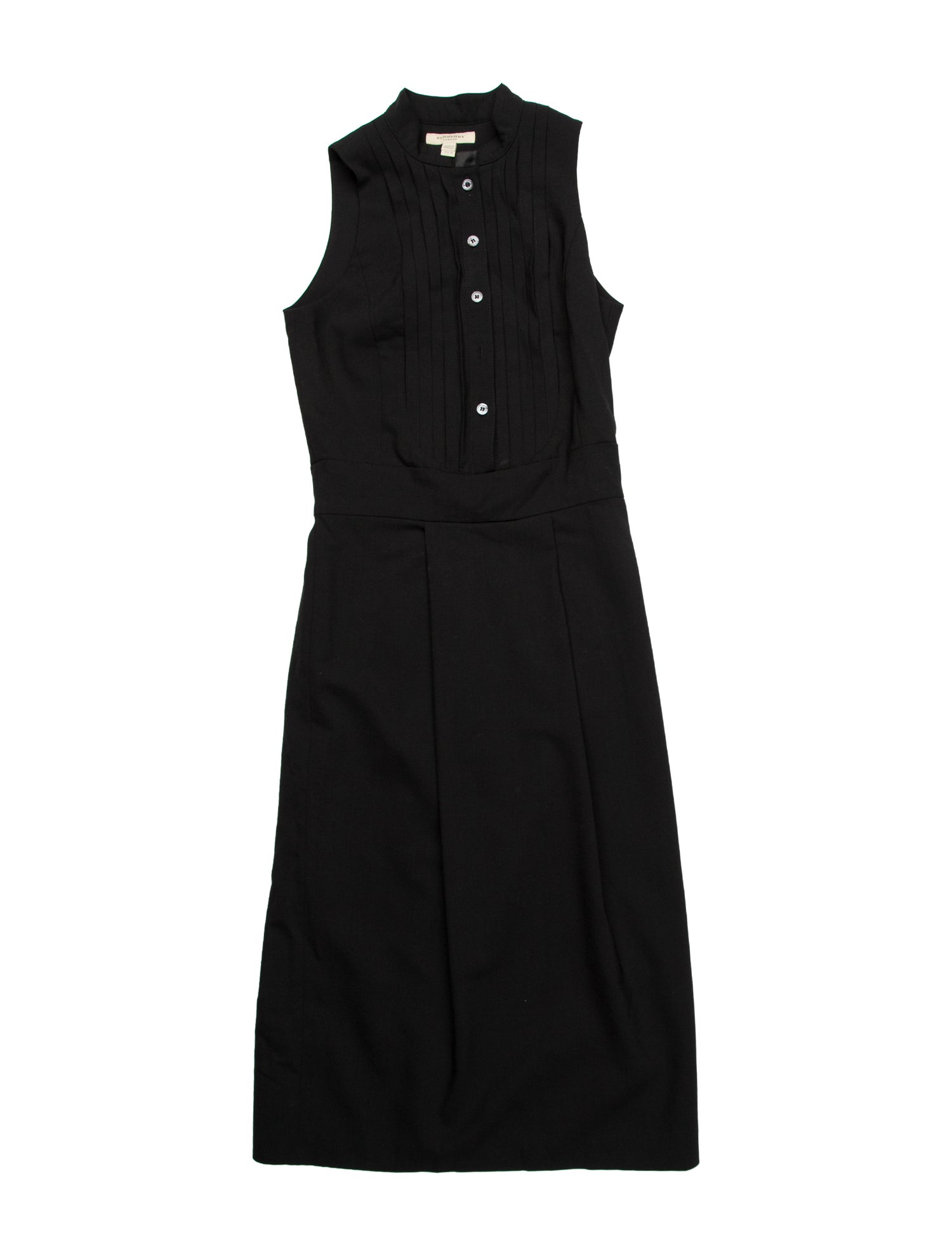 Burberry London Wool Midi Length Dress