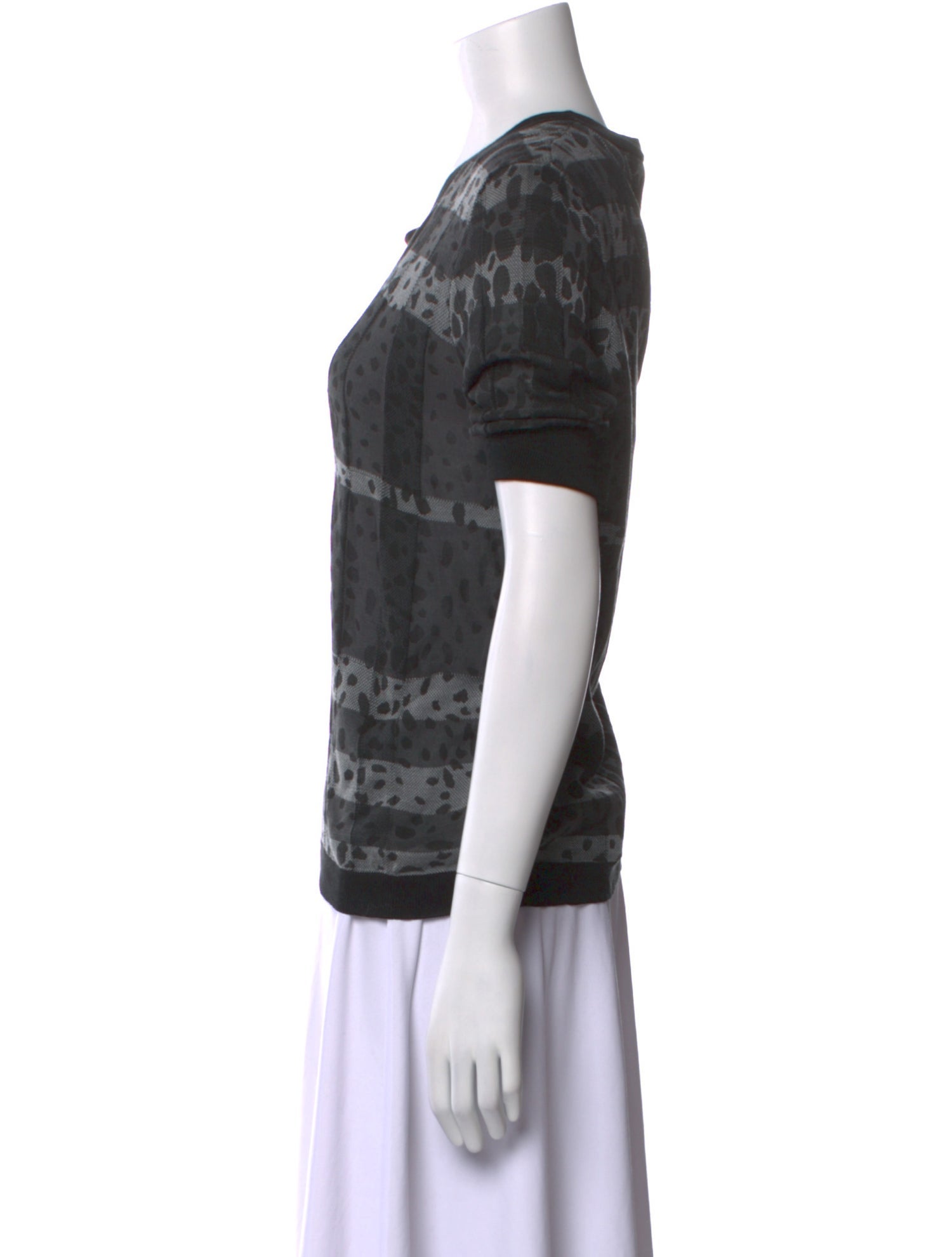 Burberry London Silk Printed T-Shirt