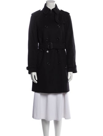 Burberry London Virgin Wool Trench Coat