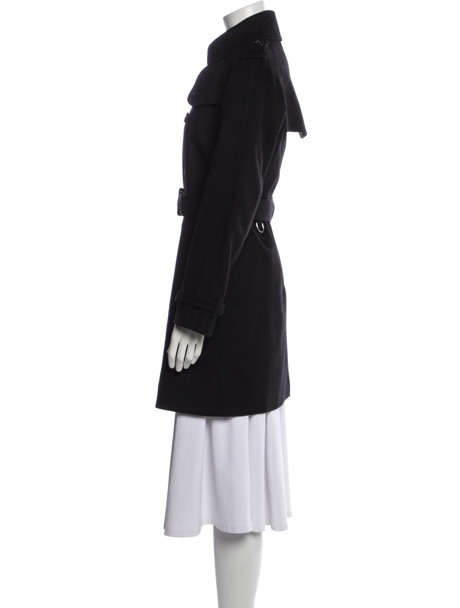 Burberry London Virgin Wool Trench Coat