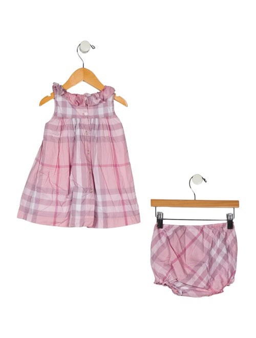 Burberry Cotton Pattern Print Dress w/ Bottoms