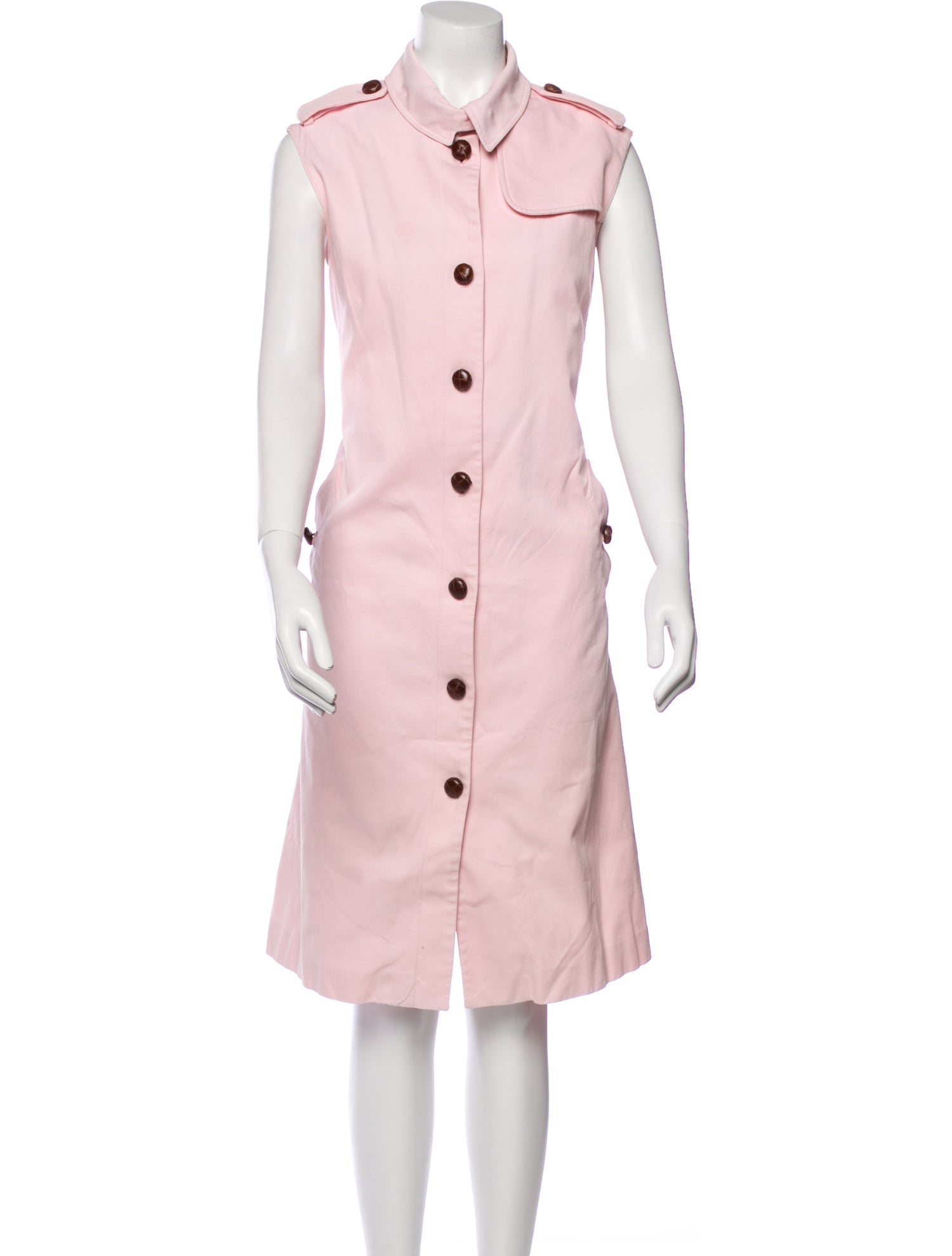 Burberry London Vintage Midi Length Dress