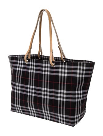 Burberry London Nova Check Top Handle Bag