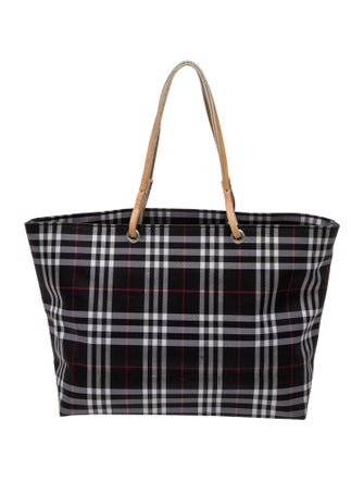 Burberry London Nova Check Top Handle Bag