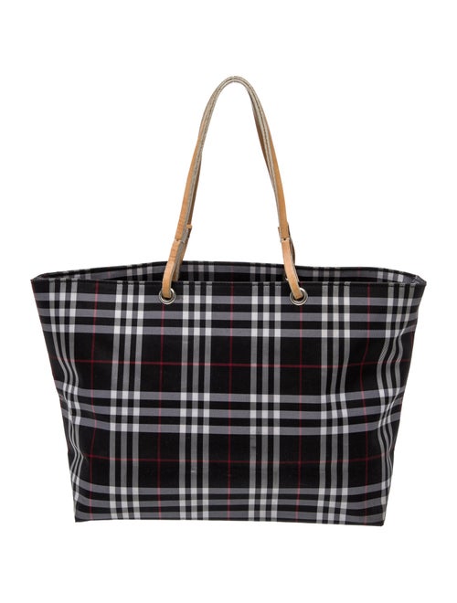 Burberry London Nova Check Top Handle Bag