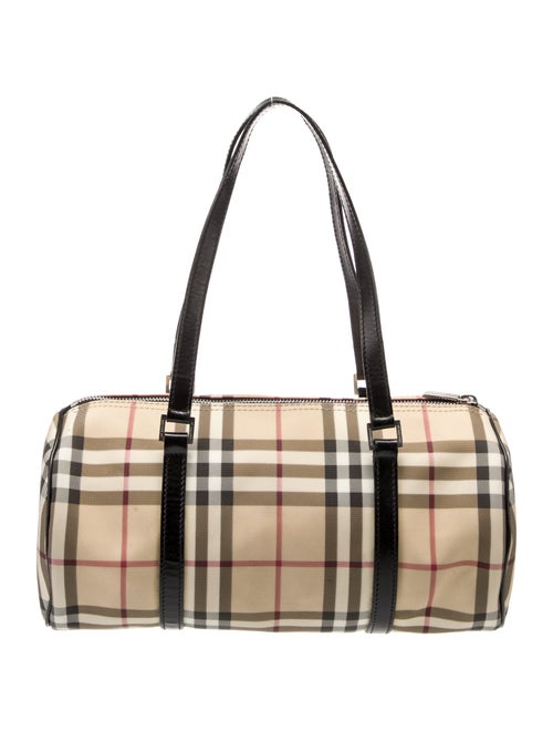 Burberry London Nova Check Top Handle Bag