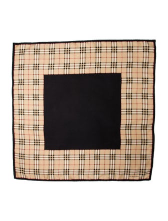 Burberry London Silk Nova Check Pattern Scarf