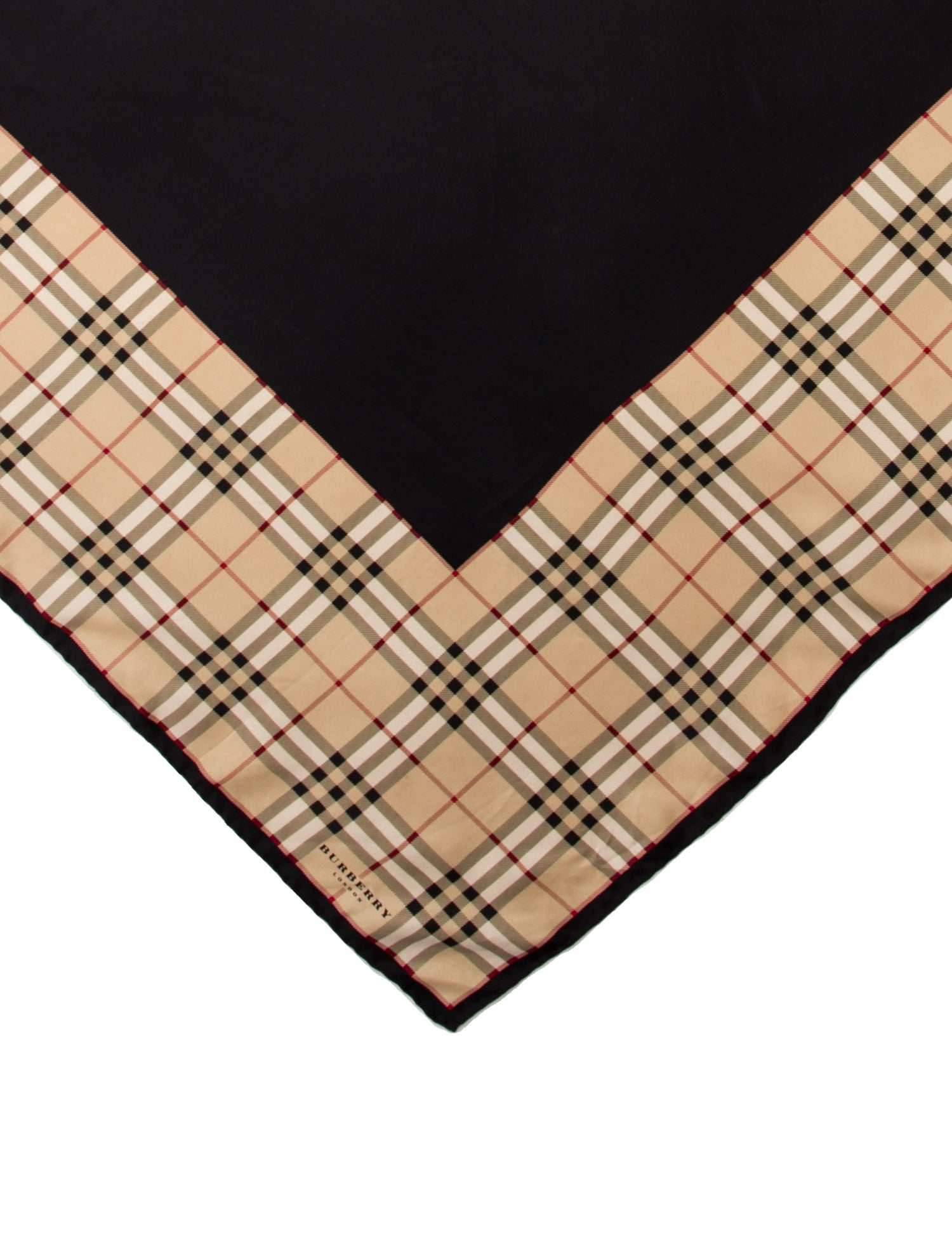 Burberry London Silk Nova Check Pattern Scarf