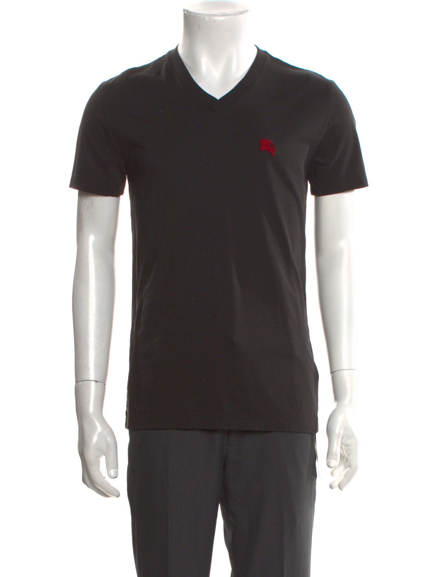 Burberry London V-Neck Short Sleeve T-Shirt