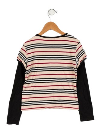 Burberry London Kids' Striped Long Sleeve Shirt