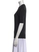 Burberry London Silk Scoop Neck T-Shirt