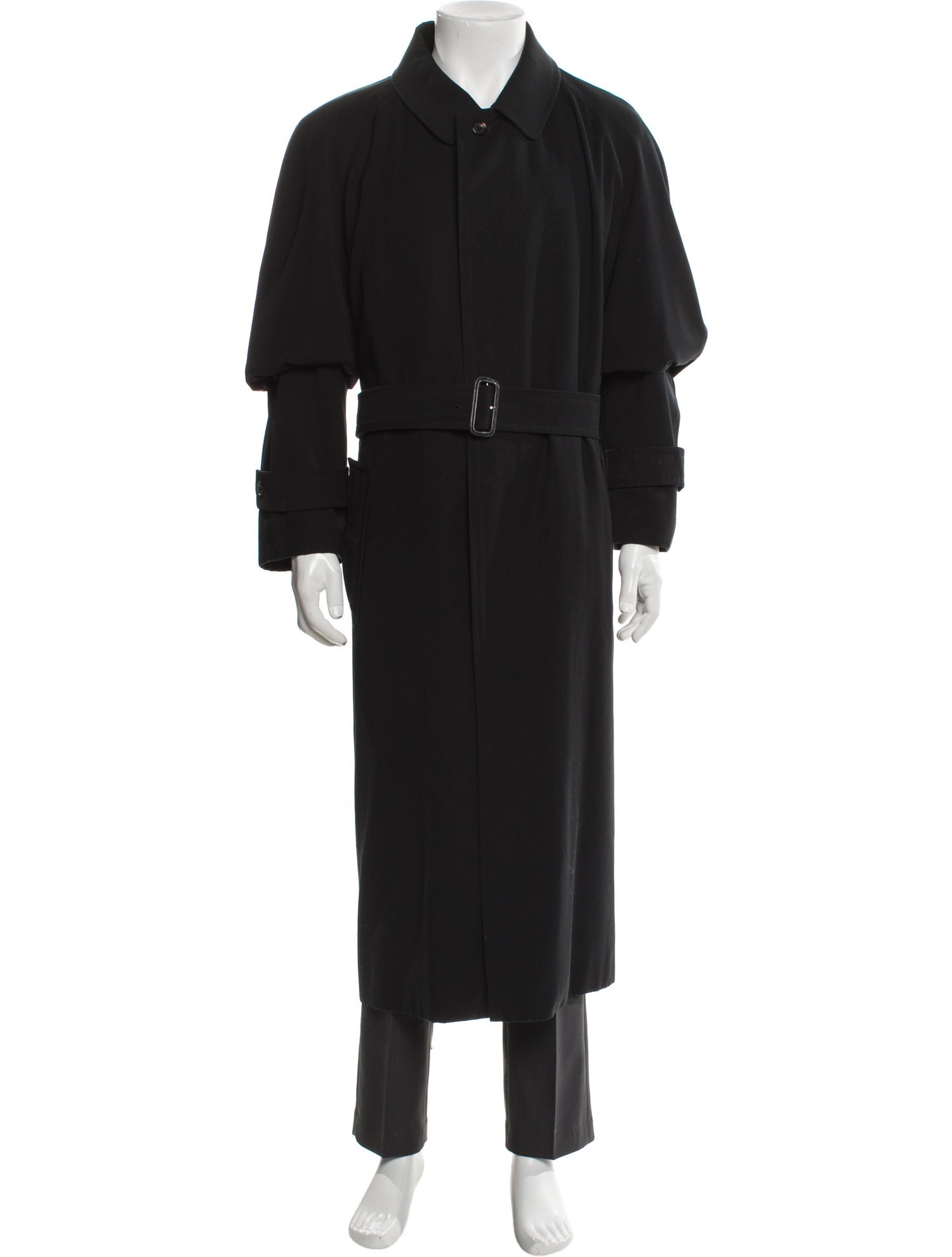 Burberry London Nova Check Pattern Trench Coat