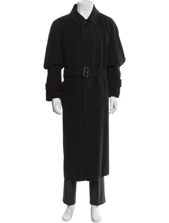 Burberry London Nova Check Pattern Trench Coat