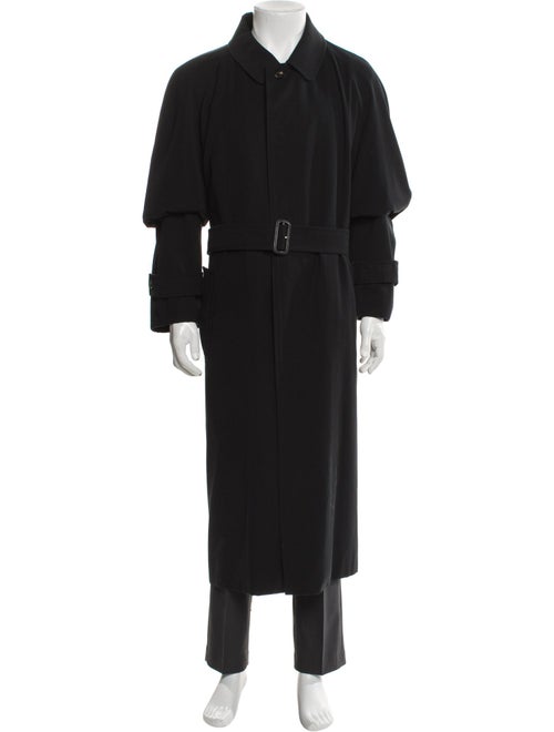 Burberry London Nova Check Pattern Trench Coat