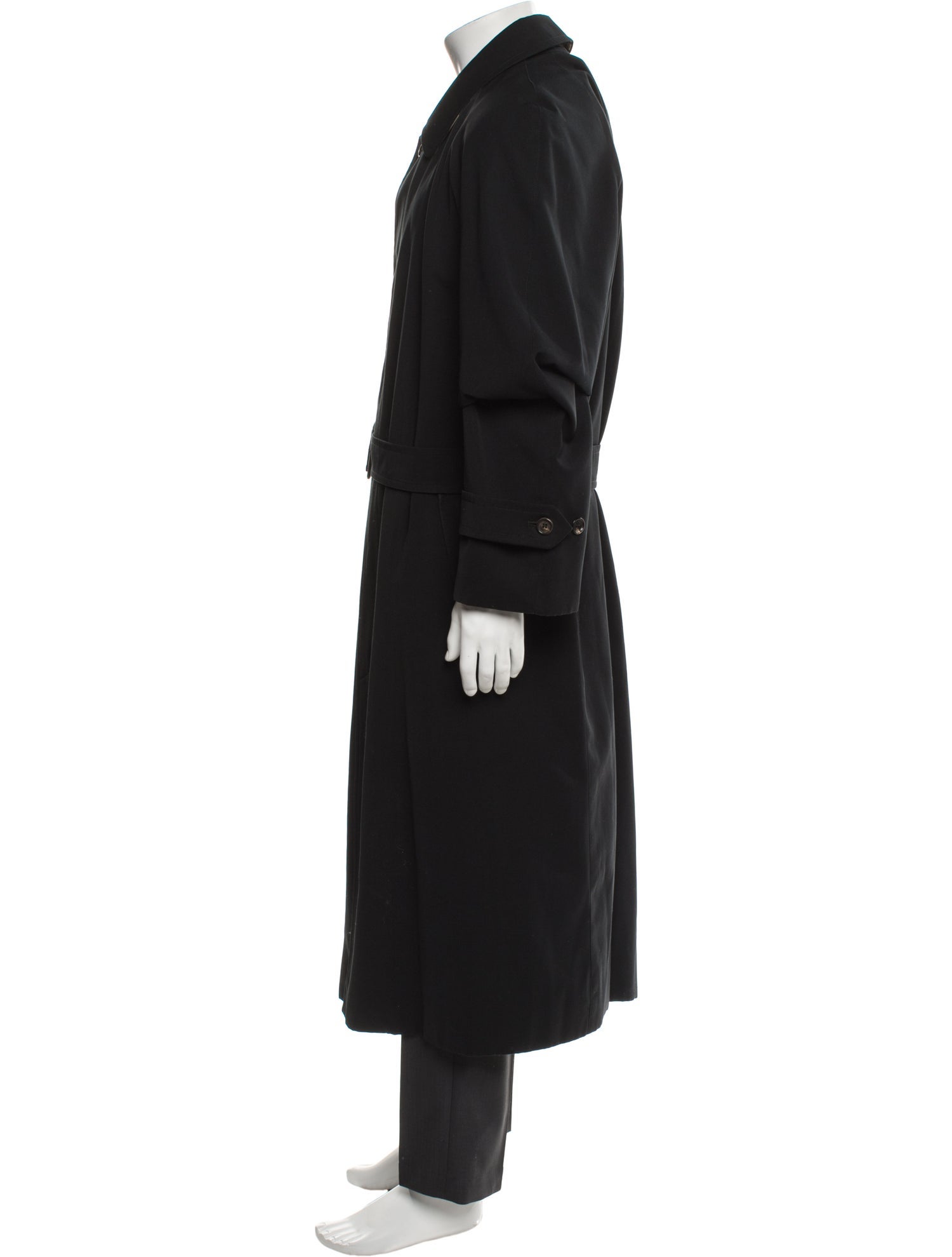 Burberry London Nova Check Pattern Trench Coat