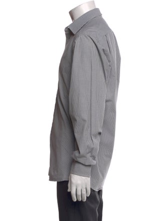 Burberry London Plaid Print Long Sleeve Shirt