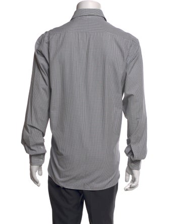 Burberry London Plaid Print Long Sleeve Shirt