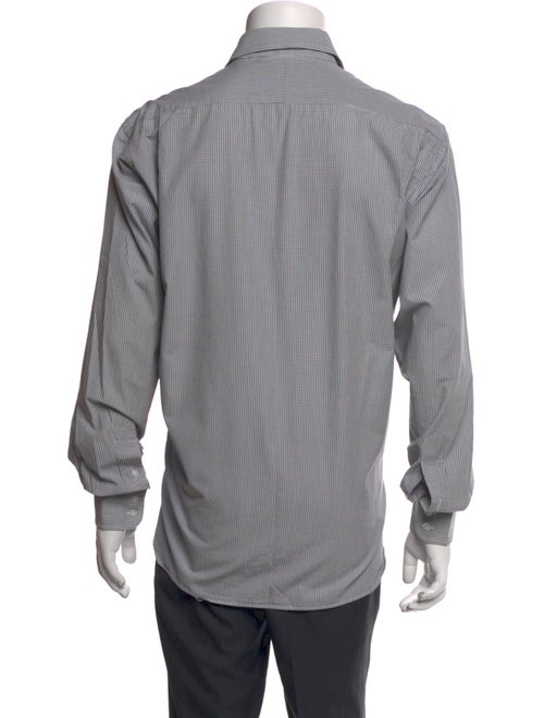 Burberry London Plaid Print Long Sleeve Shirt