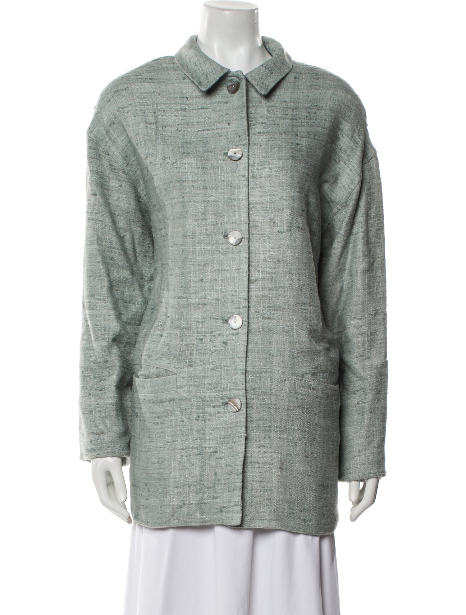 Burberry's Silk Printed Jacket