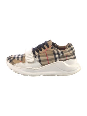 Burberry London Canvas Printed Sneakers