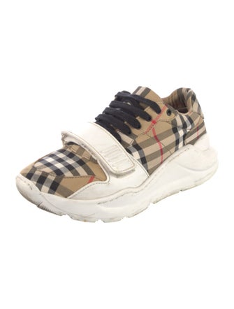 Burberry London Canvas Printed Sneakers