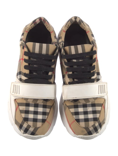 Burberry London Canvas Printed Sneakers