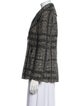 Burberry London Virgin Wool Tweed Pattern Coat