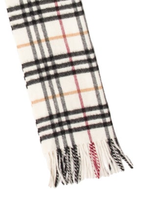 Burberry London Cashmere Nova Check Pattern Scarf
