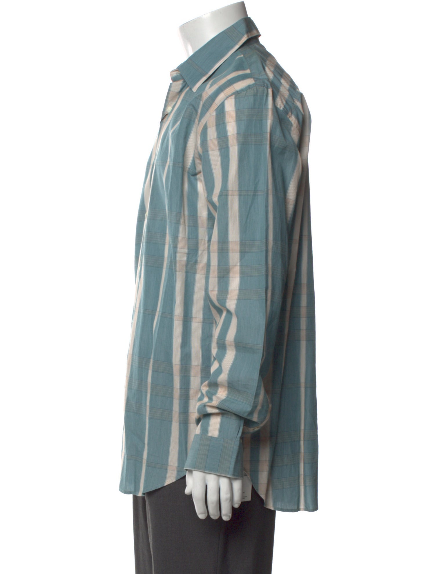 Burberry London Exploded Check Pattern Long Sleeve Shirt w/ Tags